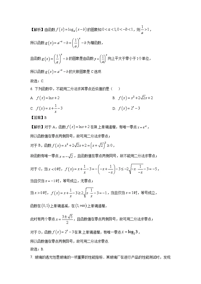 湖南省岳阳市2024-2025学年高一上学期期末数学试题(解析版)第3页