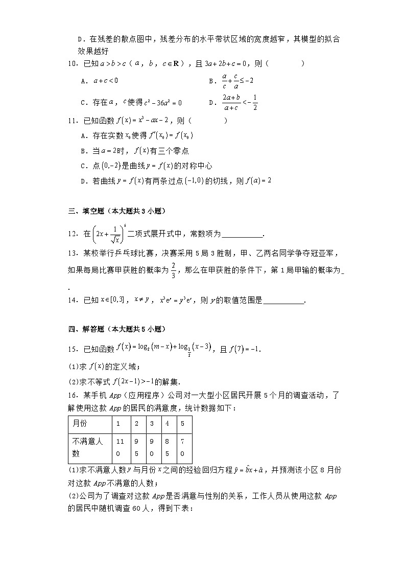 山东省临沂市2023−2024学年高二下学期7月期末 数学试题(含解析)第2页