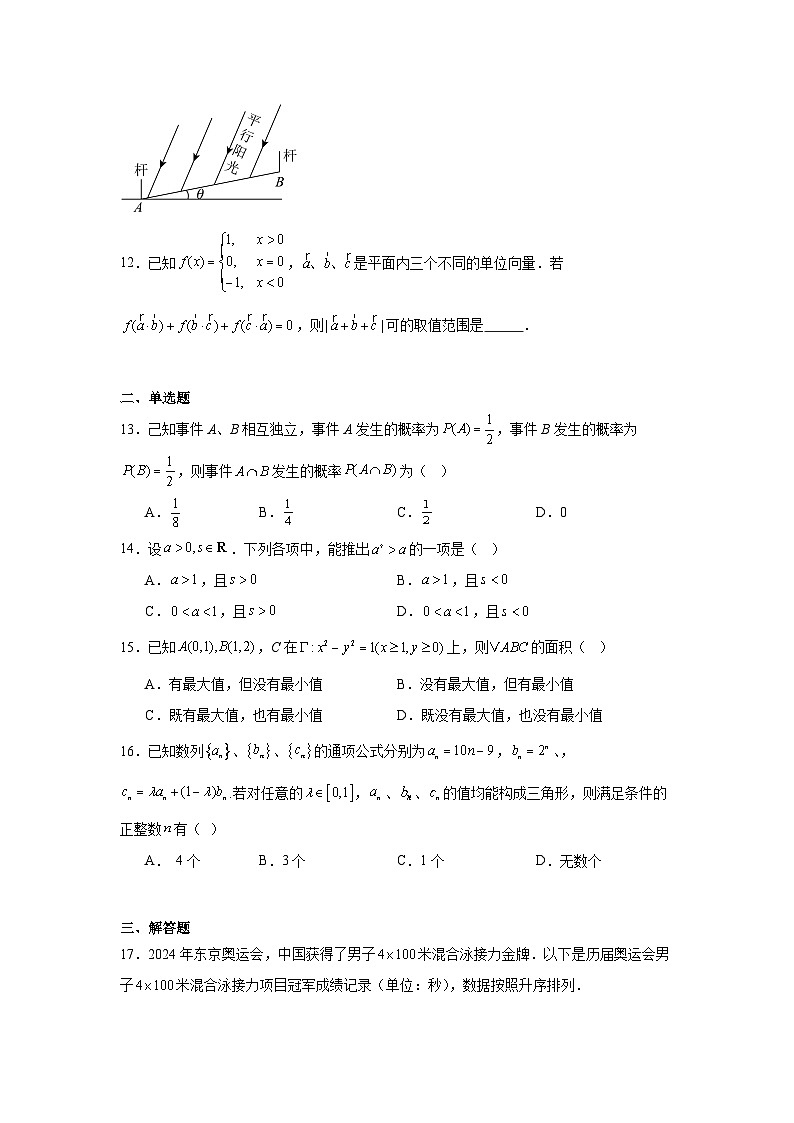 2025年高考上海卷数学真题(附答案解析)第2页