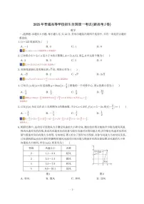 高考数学新课标1-2025年普通高等学校招生全国统一考试（新Ⅰ卷答案版）