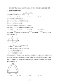 山东省青岛市2024_2025学年高二下册3月阶段性检测数学试卷[附解析]