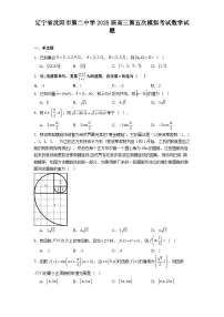 辽宁省沈阳市第二中学2025届高三第五次模拟考试 数学试题(含解析)