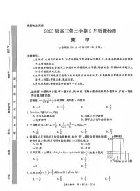 金科大联考2025届高三下学期2月质量检测-数学试题（无答案）