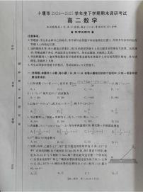 湖北省十堰市2024~2025学年高二下学期6月期末调研考试数学试卷（PDF+解析）