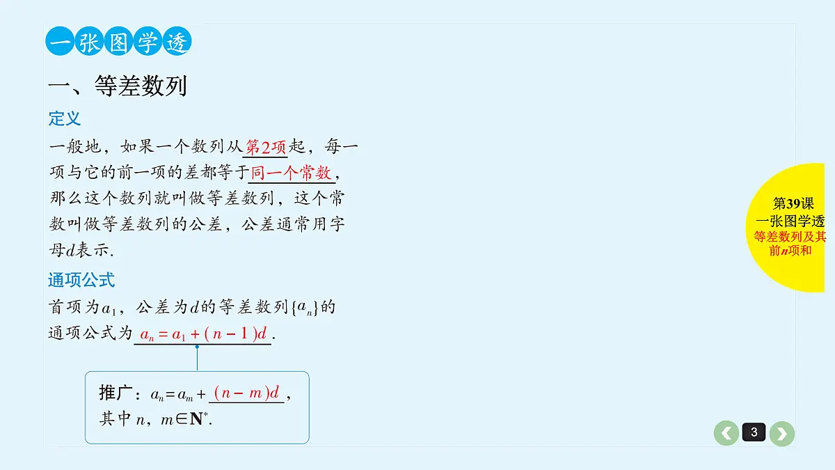新高考第39课 等差数列及其前n项和第3页