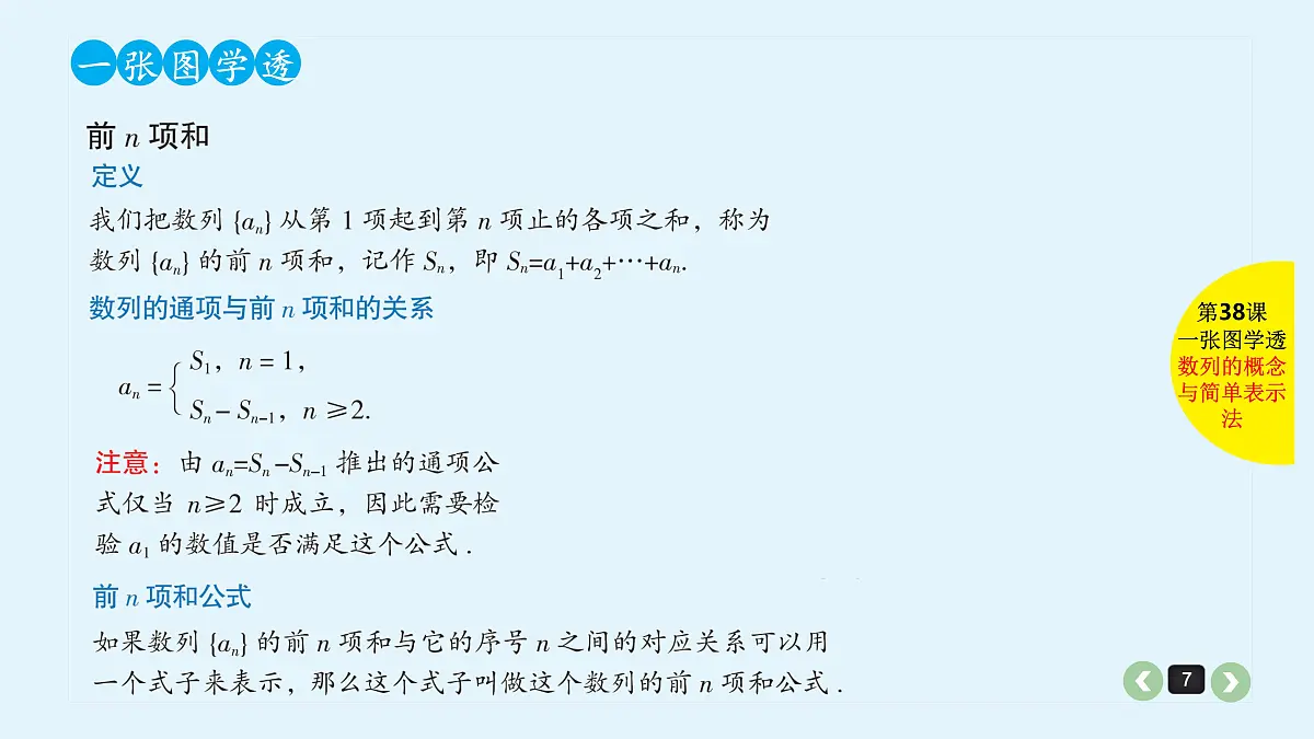 新高考第38课 数列的概念与简单表示法 第7页