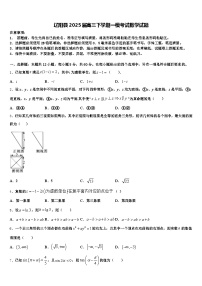 辽阳县2025届高三下学期一模考试数学试题含解析