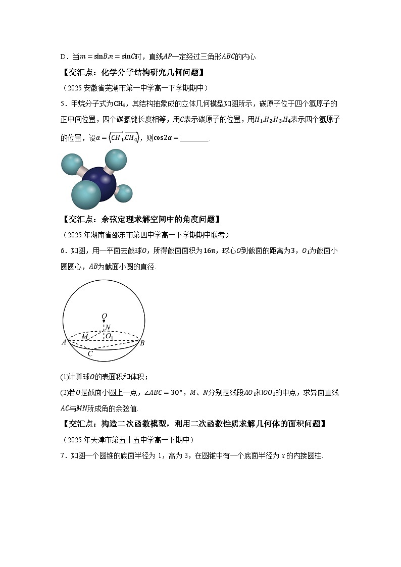 2024-2025学年高一下学期数学好题精选第五期试题(含答案解析)第2页