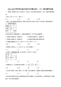 2024-2025学年河北省石家庄市辛集市高二（下）期末数学试卷（含解析）