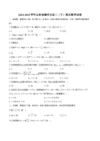 2024-2025学年山东省德州市高二（下）期末数学试卷（含答案）