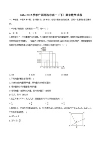 2024-2025学年广西河池市高一（下）期末数学试卷（含解析）