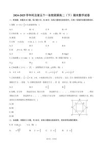 2024-2025学年河北省五个一名校联盟高二（下）期末数学试卷（含答案）