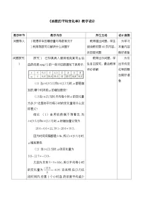高中人教B版 (2019)函数的平均变化率教案