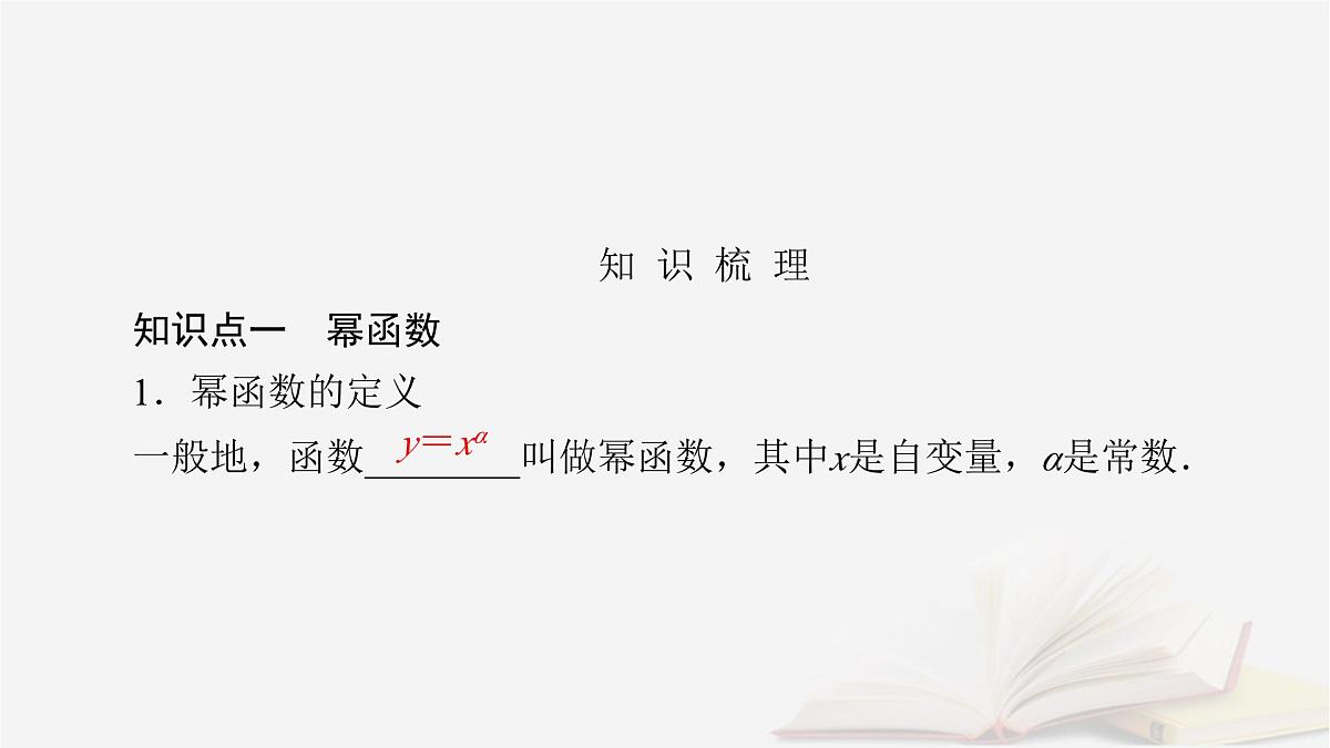2026届高考数学一轮总复习第2章函数第4讲幂函数与二次函数课件第5页