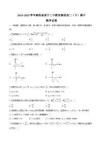2024-2025学年青海省西宁二中教育集团高二（下）期中数学试卷（含答案）