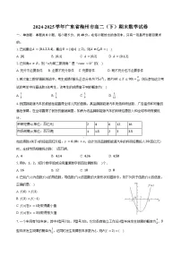2024-2025学年广东省梅州市高二（下）期末数学试卷（含解析）