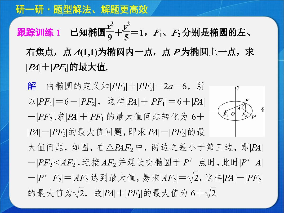 人教课标B版高中数学选修1-1 第二章圆锥曲线与方程》复习课件第5页