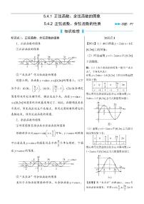 高中人教A版 (2019)正弦函数、余弦函数的图象课堂检测
