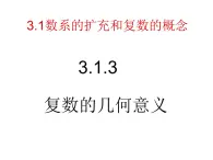 人教課標(biāo)B版高中數(shù)學(xué)選修2-2 3-1-3《復(fù)數(shù)的幾何意義》教學(xué)課件