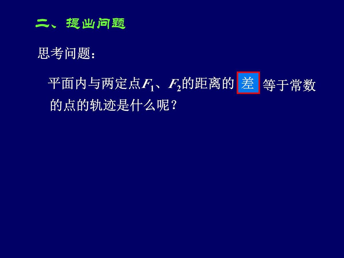 人教课标B版高中数学选修1-1 2-2-1《双曲线及其标准方程》-课件第3页