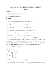 2024_2025学年广东省揭阳市高三上学期12月月考数学试卷[附答案]