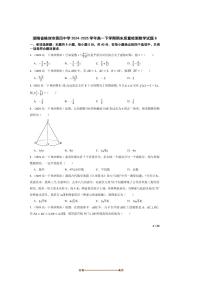 2024～2025学年湖南省株洲市第四中学高一下期末月考数学试卷B