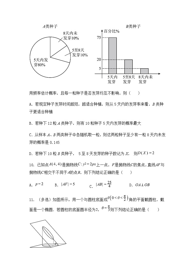 江西省上饶市弋阳县第一中学2024-2025学年高二下学期第一次月考(开学考试)数学试题(含答案解析)第3页