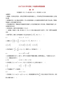 湖北省武汉市武昌区2024_2025学年高二数学下学期末质量检测试卷