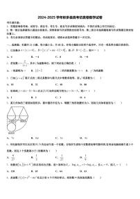 2024-2025学年称多县高考仿真卷数学试卷含解析