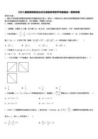 2025届楚雄彝族自治州元谋县高考数学考前最后一卷预测卷含解析