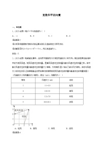 2025年【高考数学】真题分类专题练习03—复数和平面向量