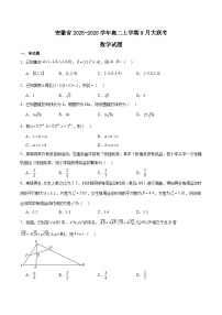 安徽省2025-2026学年高二上学期9月秋季检测数学试题（Word版附解析）
