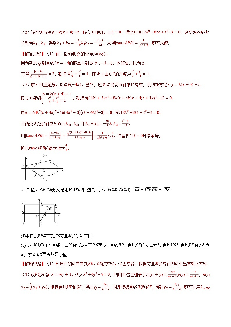 (人教A版)选择性必修一高二数学上册同步题型讲与练专题3.10 圆锥曲线的方程全章八类必考压轴题(解析版)第3页