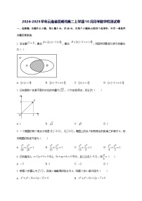 2024—2025学年度云南省昆明市高二上学期10月月考数学试题[含解析]