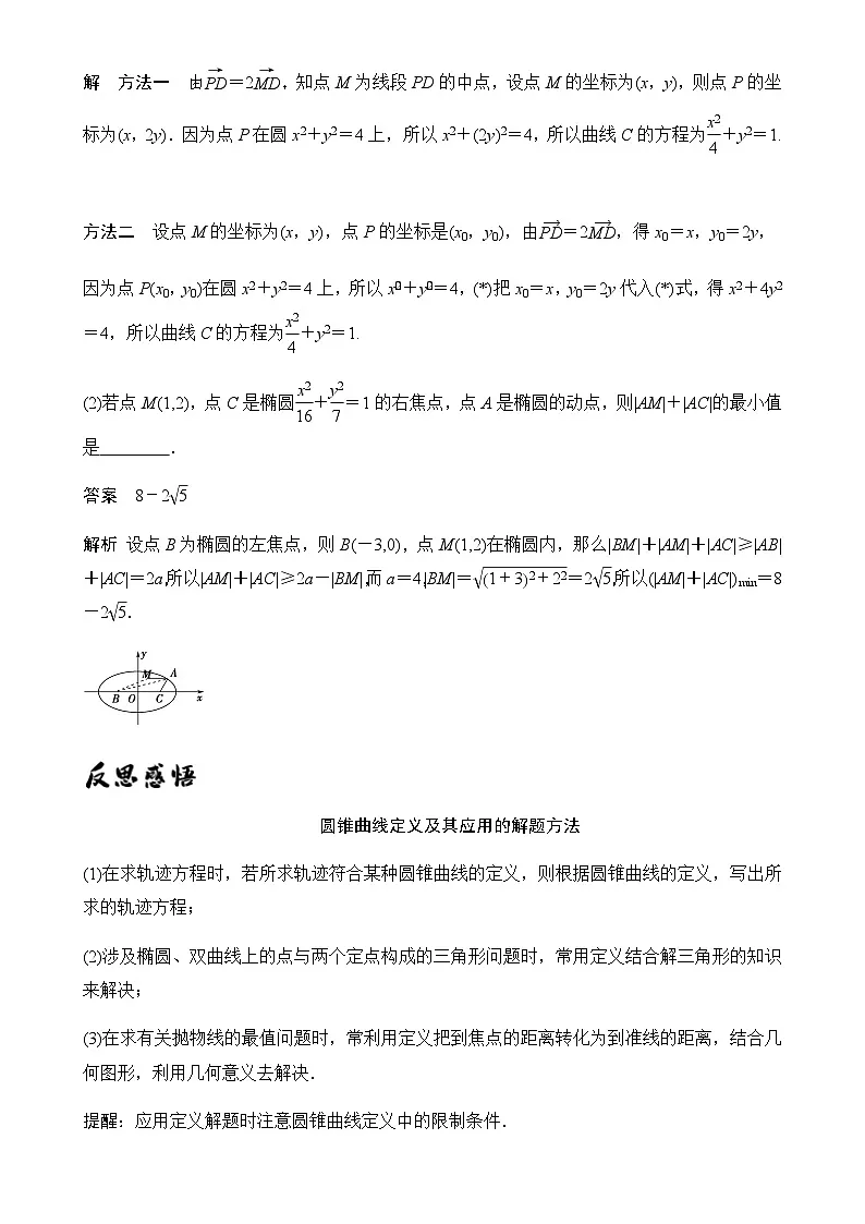 第15讲 圆锥曲线与方程章节复习(解析版)-【暑期精品课】2021年高一升高二数学衔接精品讲义(苏教版2019)-A4第2页