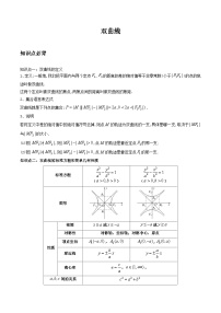 2026年高考数学一轮复习 双曲线 专项复习讲与练(2份,原卷版+解析版)
