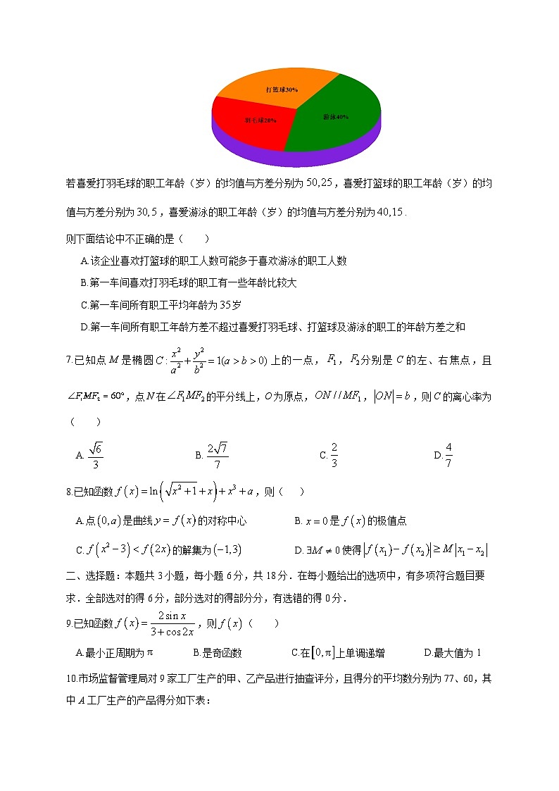 安徽省蚌埠市省级示范中学2025~2026学年高三上册10月联考数学试卷(附解析)第2页