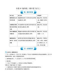 专题06 抛物线（期中复习讲义，12大核心题型）（原卷版+解析版）高二数学上学期人教版A版