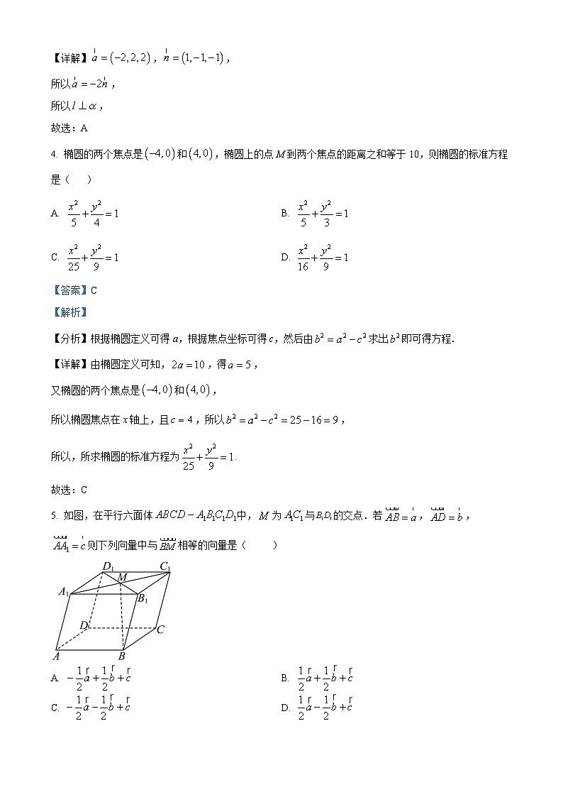 湖南省祁阳市第一中学2025-2026学年高二上学期10月月考数学试题含解析第2页