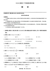 2026届湖北省圆创联盟高三年级上学期11月阶段训练数学试题及答案
