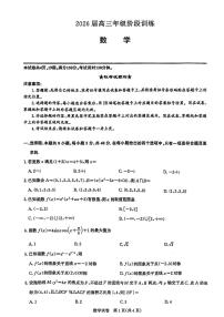 湖北省圆创联盟2026届高三上学期11月阶段训练（期中联考）数学试题