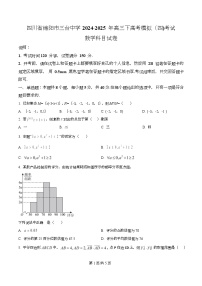 四川省绵阳市三台县中学2025届高三下学期高考模拟(四)考试数学试题(Word版附解析)