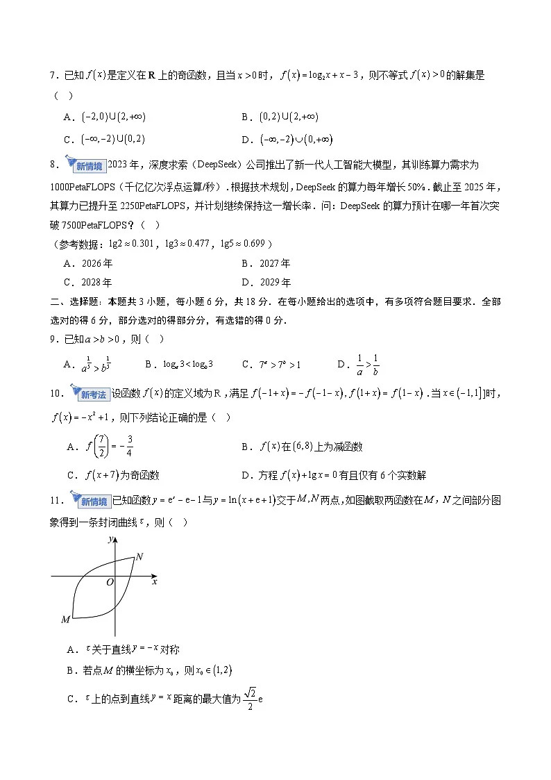 专题2 函数与基本初等函数(原卷版)第2页