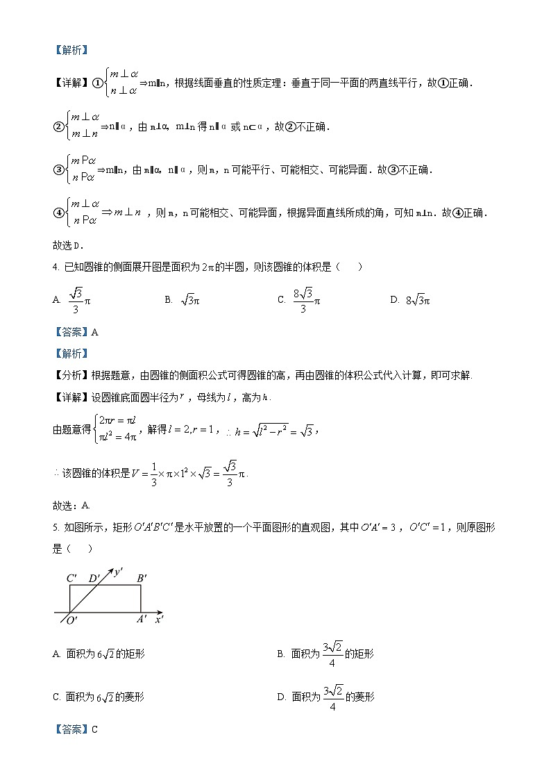 安徽省六安市新世纪学校2024-2025学年高二B班上学期1月期末考试数学试题(解析版)-A4第2页