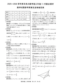 2025年新未来高三上学期11月期中数学试题及答案