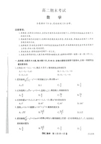 辽宁省朝阳市建平县第二高级中学2024-2025学年高二上学期1月期末数学试题