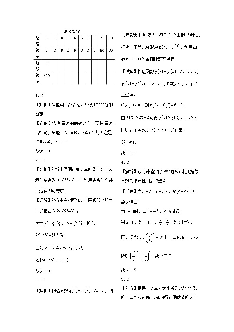 安徽省蚌埠市固镇县毛钽厂实验中学2024-2025学年高一上学期11月月考模拟练习数学试题第3页