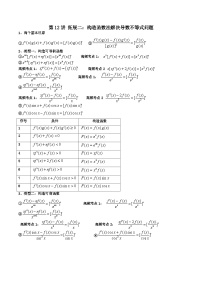 （复习课）2025-2026学年人教A版高二数学寒假讲义12 拓展二：构造函数法解决导数不等式问题+随堂检测（2份，原卷版+解析版）