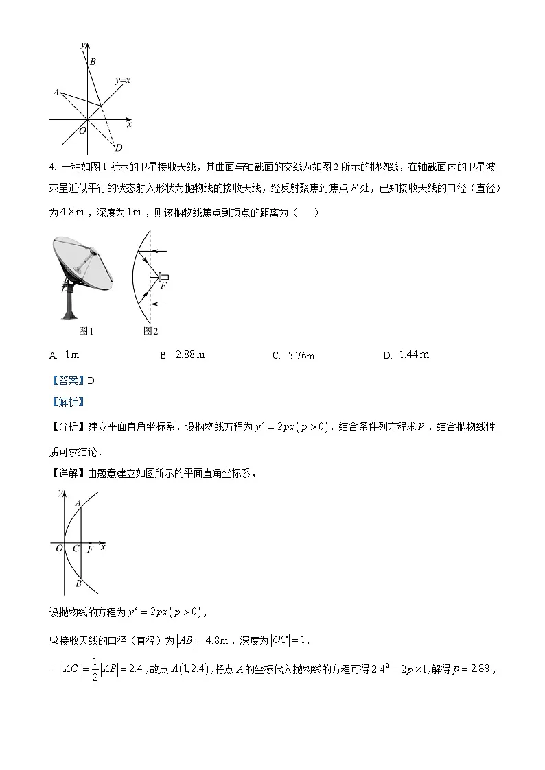 安徽省合肥市第八中学2025-2026学年高二上学期11月期中检测数学试题 Word版含解析第3页