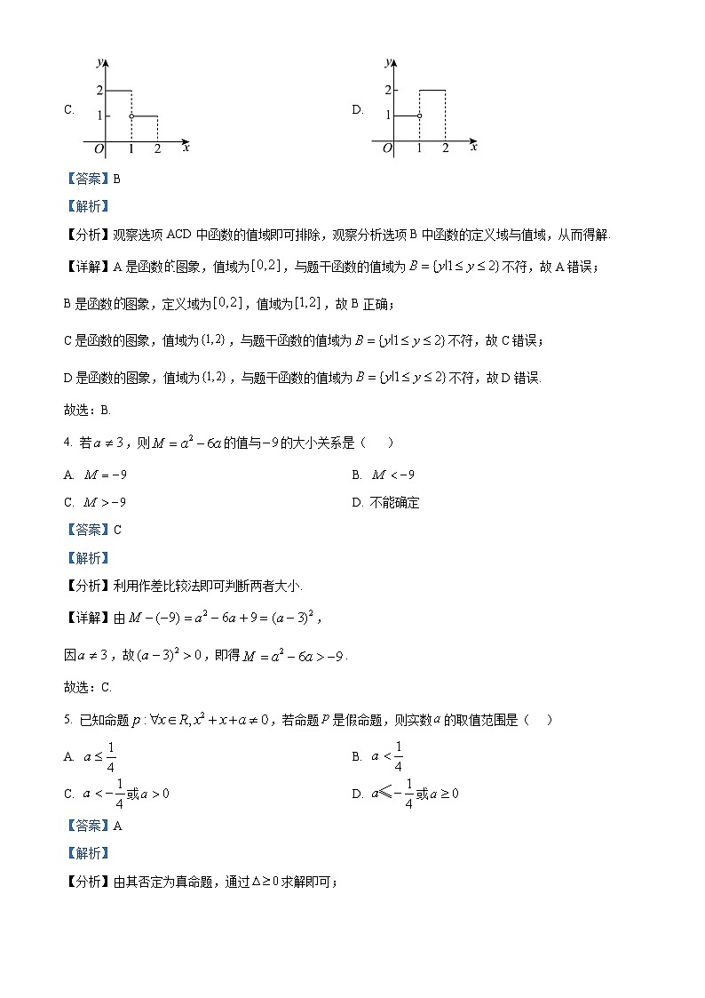 精品解析:湖北省黄冈市黄梅县育才高级中学2025-2026学年高一上学期10月期中数学试题(解析版)第2页